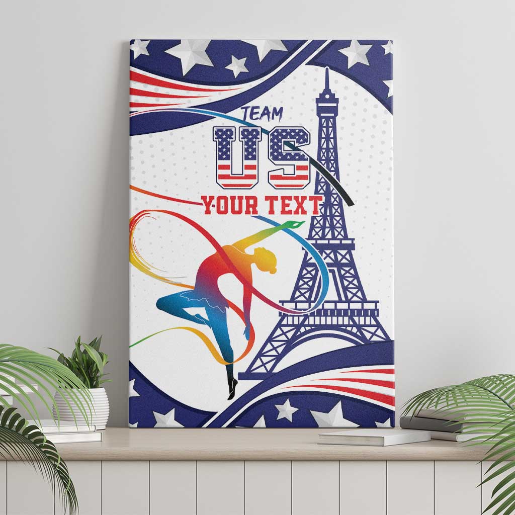 Personalized USA Gymnastics Canvas Wall Art One For All Summer Sport LT9 - Wonder Print Shop
