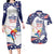 Personalized USA Gymnastics Couples Matching Long Sleeve Bodycon Dress and Hawaiian Shirt One For All Summer Sport LT9 - Wonder Print Shop
