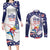 Personalized USA Gymnastics Couples Matching Long Sleeve Bodycon Dress and Long Sleeve Button Shirt One For All Summer Sport LT9 - Wonder Print Shop