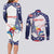 Personalized USA Gymnastics Couples Matching Long Sleeve Bodycon Dress and Long Sleeve Button Shirt One For All Summer Sport LT9 - Wonder Print Shop