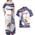 Personalized USA Gymnastics Couples Matching Off Shoulder Maxi Dress and Hawaiian Shirt One For All Summer Sport LT9 - Wonder Print Shop