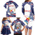 Personalized USA Gymnastics Family Matching Long Sleeve Bodycon Dress and Hawaiian Shirt One For All Summer Sport LT9 - Wonder Print Shop