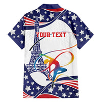 Personalized USA Gymnastics Family Matching Long Sleeve Bodycon Dress and Hawaiian Shirt One For All Summer Sport LT9 - Wonder Print Shop