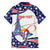 Personalized USA Gymnastics Family Matching Long Sleeve Bodycon Dress and Hawaiian Shirt One For All Summer Sport LT9 - Wonder Print Shop