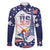 Personalized USA Gymnastics Family Matching Long Sleeve Bodycon Dress and Hawaiian Shirt One For All Summer Sport LT9 - Wonder Print Shop