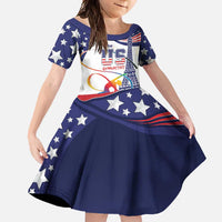 Personalized USA Gymnastics Family Matching Off Shoulder Maxi Dress and Hawaiian Shirt One For All Summer Sport LT9 - Wonder Print Shop