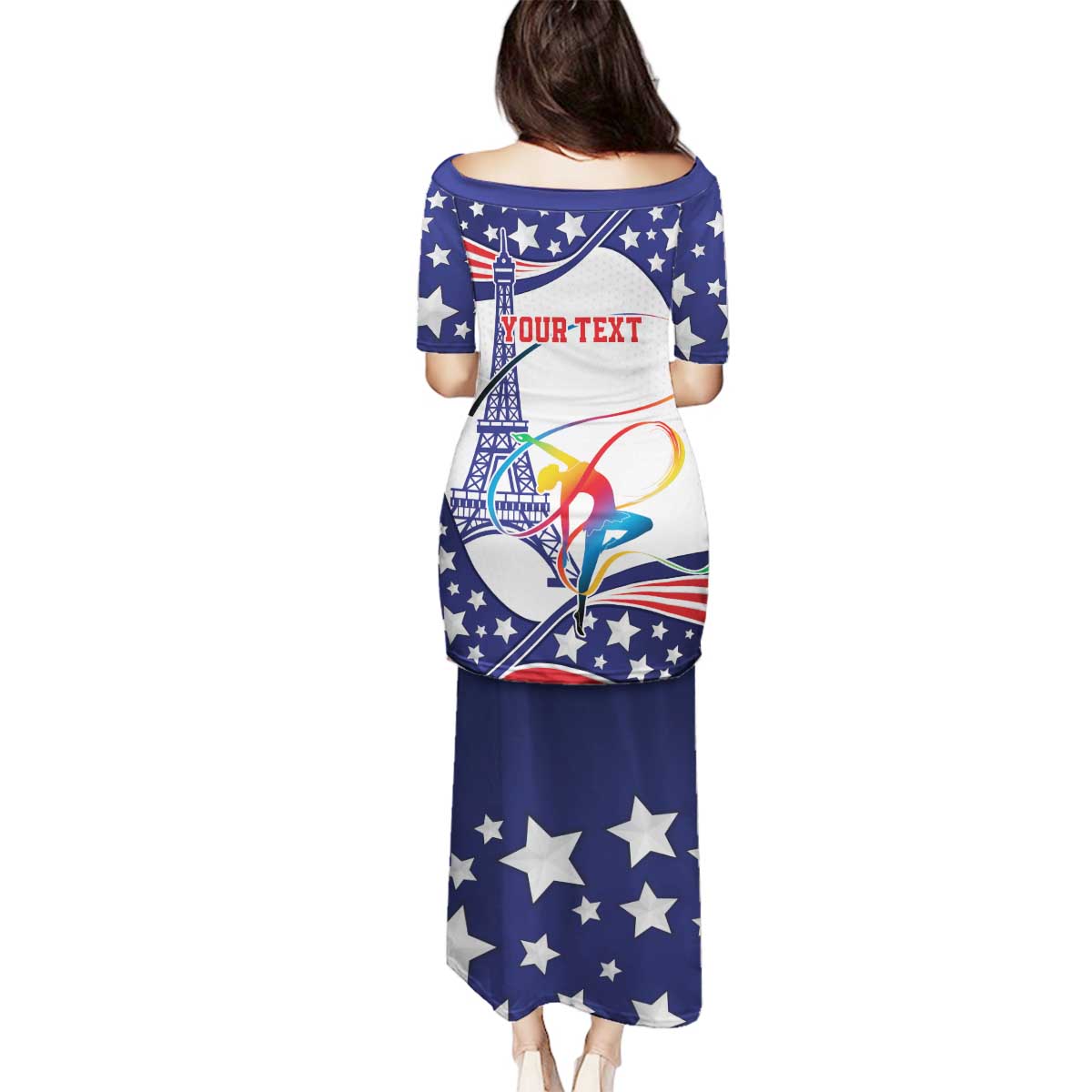 Personalized USA Gymnastics Family Matching Puletasi and Hawaiian Shirt One For All Summer Sport - Wonder Print Shop