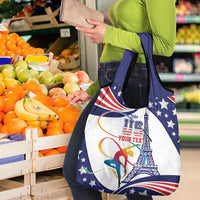 Personalized USA Gymnastics Grocery Bag One For All Summer Sport