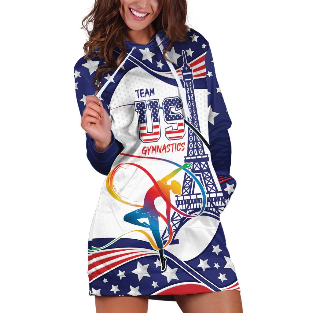 Personalized USA Gymnastics Hoodie Dress One For All Summer Sport - Wonder Print Shop