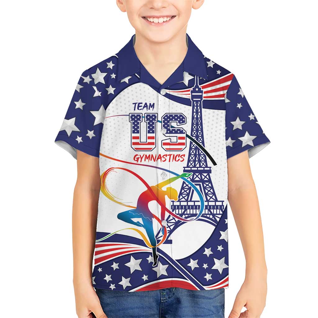 Personalized USA Gymnastics Kid Hawaiian Shirt One For All Summer Sport - Wonder Print Shop