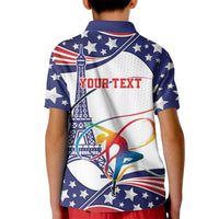 Personalized USA Gymnastics Kid Polo Shirt One For All Summer Sport - Wonder Print Shop