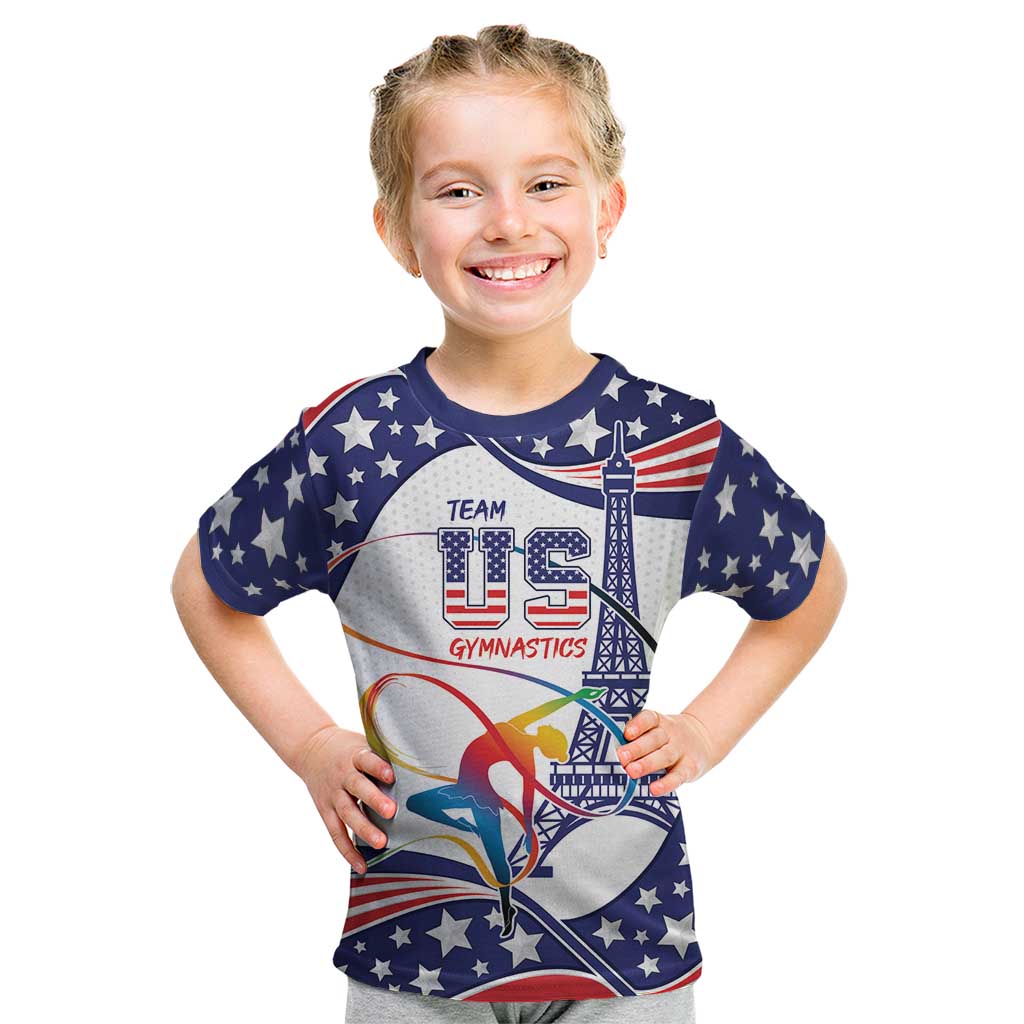 Personalized USA Gymnastics Kid T Shirt One For All Summer Sport - Wonder Print Shop