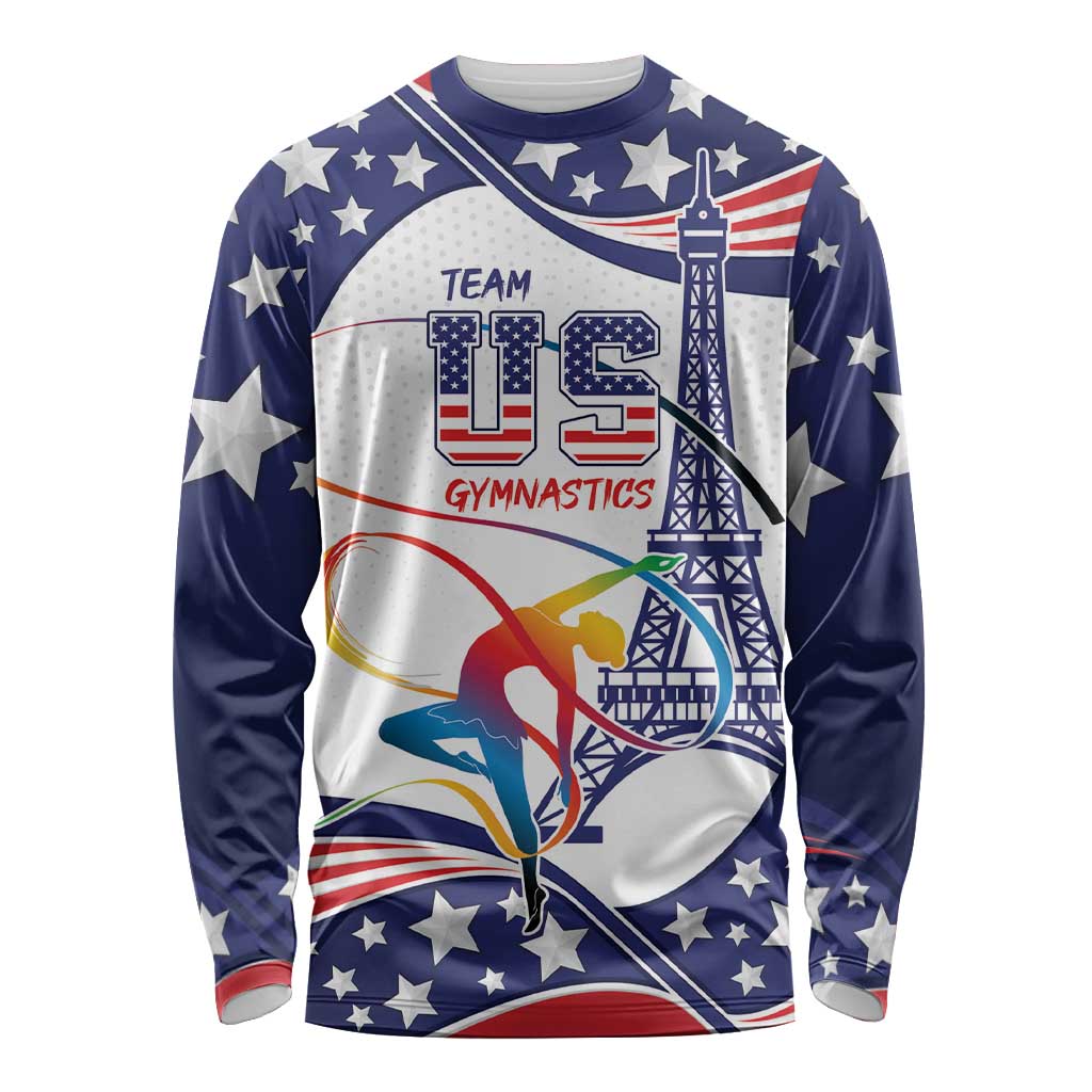 Personalized USA Gymnastics Long Sleeve Shirt One For All Summer Sport - Wonder Print Shop