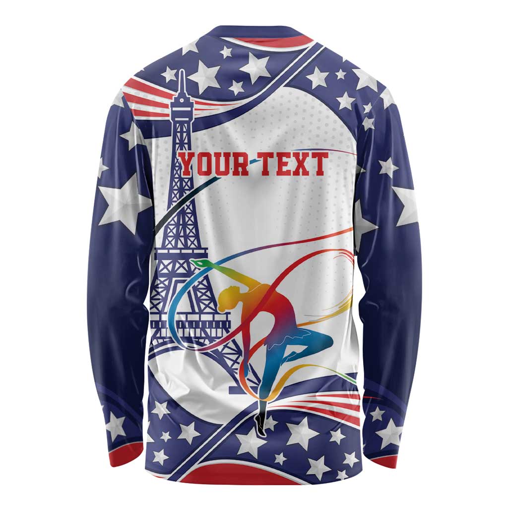 Personalized USA Gymnastics Long Sleeve Shirt One For All Summer Sport - Wonder Print Shop