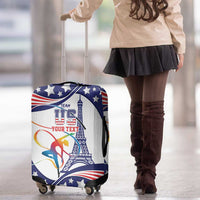 Personalized USA Gymnastics Luggage Cover One For All Summer Sport - Wonder Print Shop