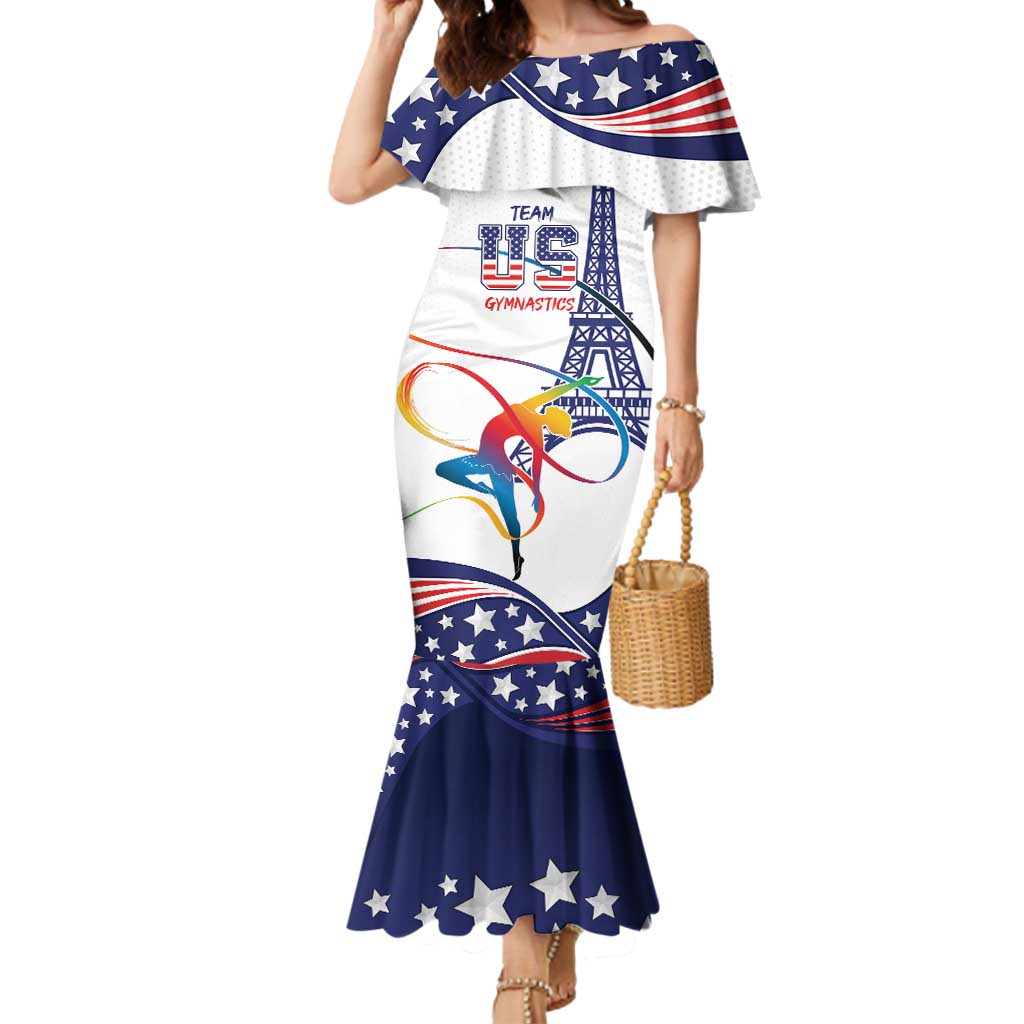 Personalized USA Gymnastics Mermaid Dress One For All Summer Sport - Wonder Print Shop