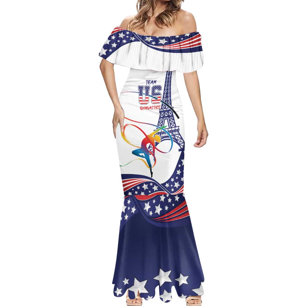 Personalized USA Gymnastics Mermaid Dress One For All Summer Sport - Wonder Print Shop