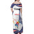 Personalized USA Gymnastics Off Shoulder Maxi Dress One For All Summer Sport - Wonder Print Shop