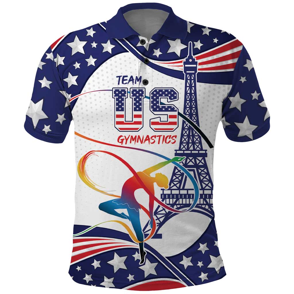 Personalized USA Gymnastics Polo Shirt One For All Summer Sport - Wonder Print Shop