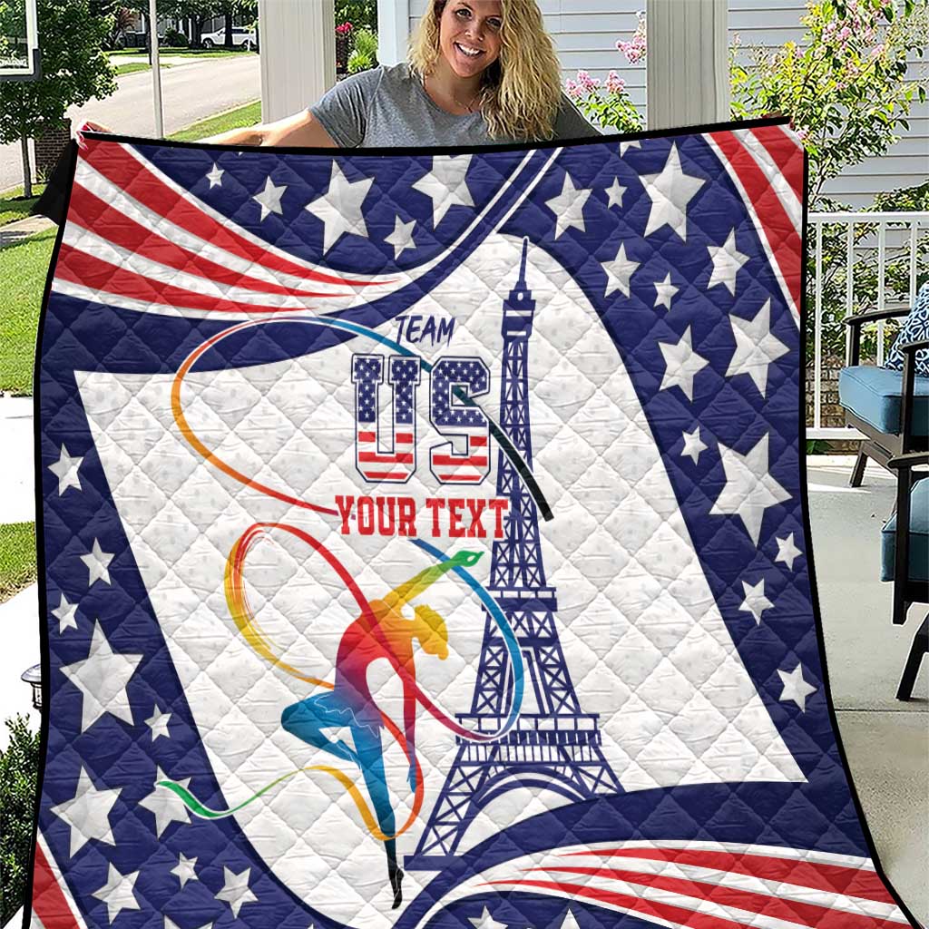Personalized USA Gymnastics Quilt One For All Summer Sport - Wonder Print Shop