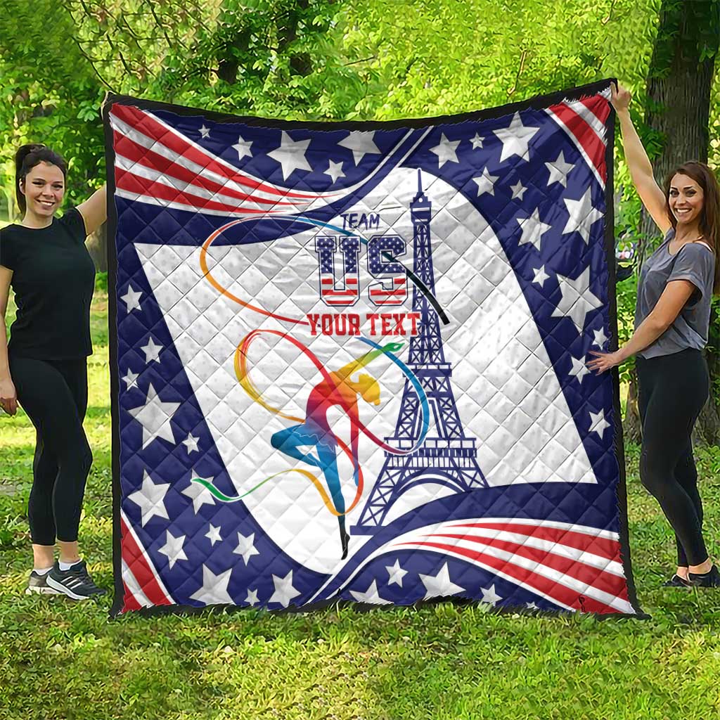 Personalized USA Gymnastics Quilt One For All Summer Sport - Wonder Print Shop