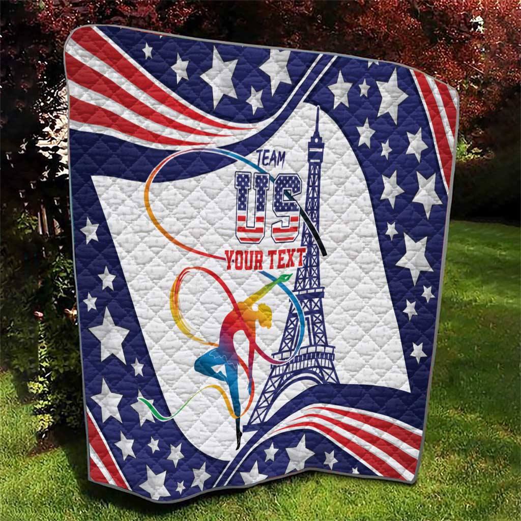 Personalized USA Gymnastics Quilt One For All Summer Sport - Wonder Print Shop