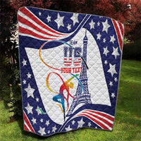 Personalized USA Gymnastics Quilt One For All Summer Sport - Wonder Print Shop