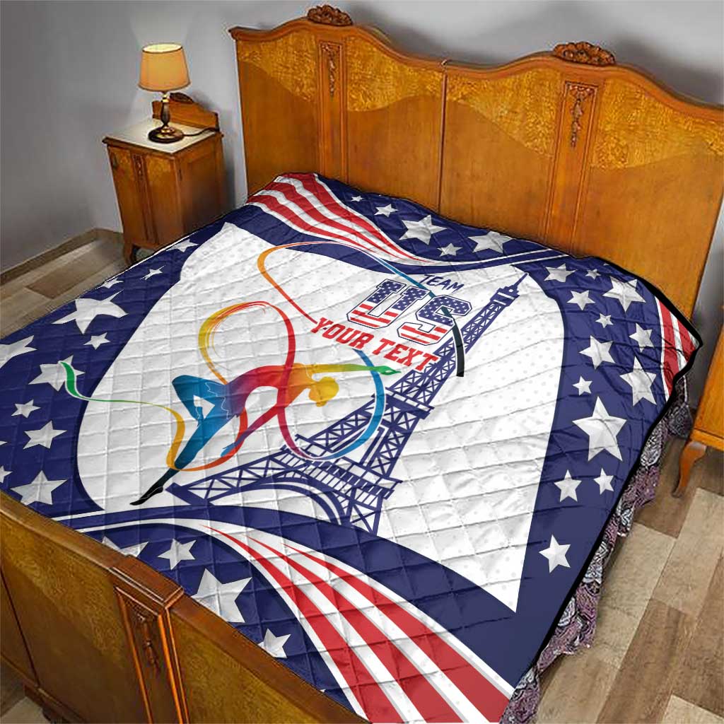 Personalized USA Gymnastics Quilt One For All Summer Sport - Wonder Print Shop