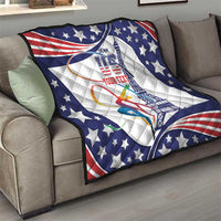 Personalized USA Gymnastics Quilt One For All Summer Sport - Wonder Print Shop