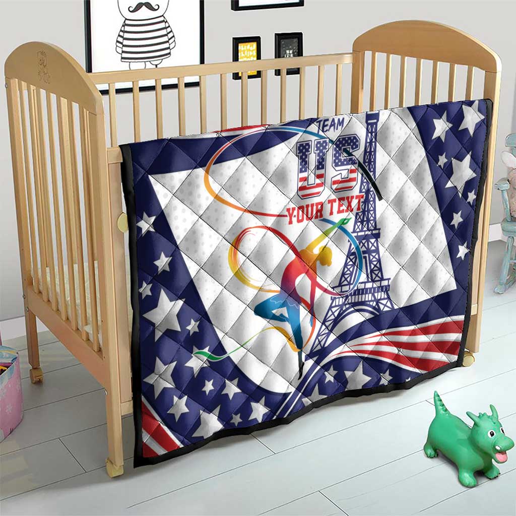 Personalized USA Gymnastics Quilt One For All Summer Sport - Wonder Print Shop