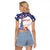 Personalized USA Gymnastics Raglan Cropped T Shirt One For All Summer Sport - Wonder Print Shop