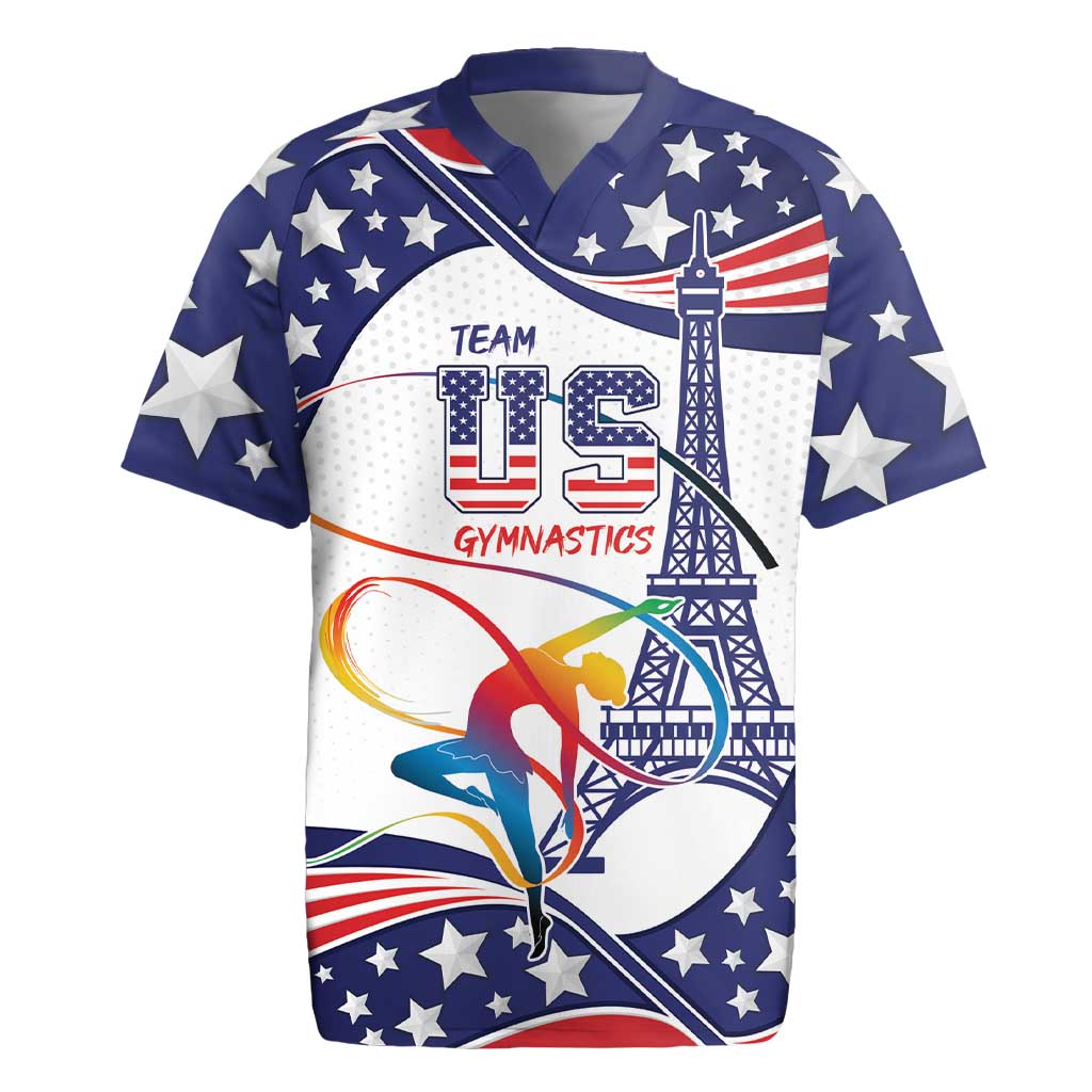 Personalized USA Gymnastics Rugby Jersey One For All Summer Sport - Wonder Print Shop