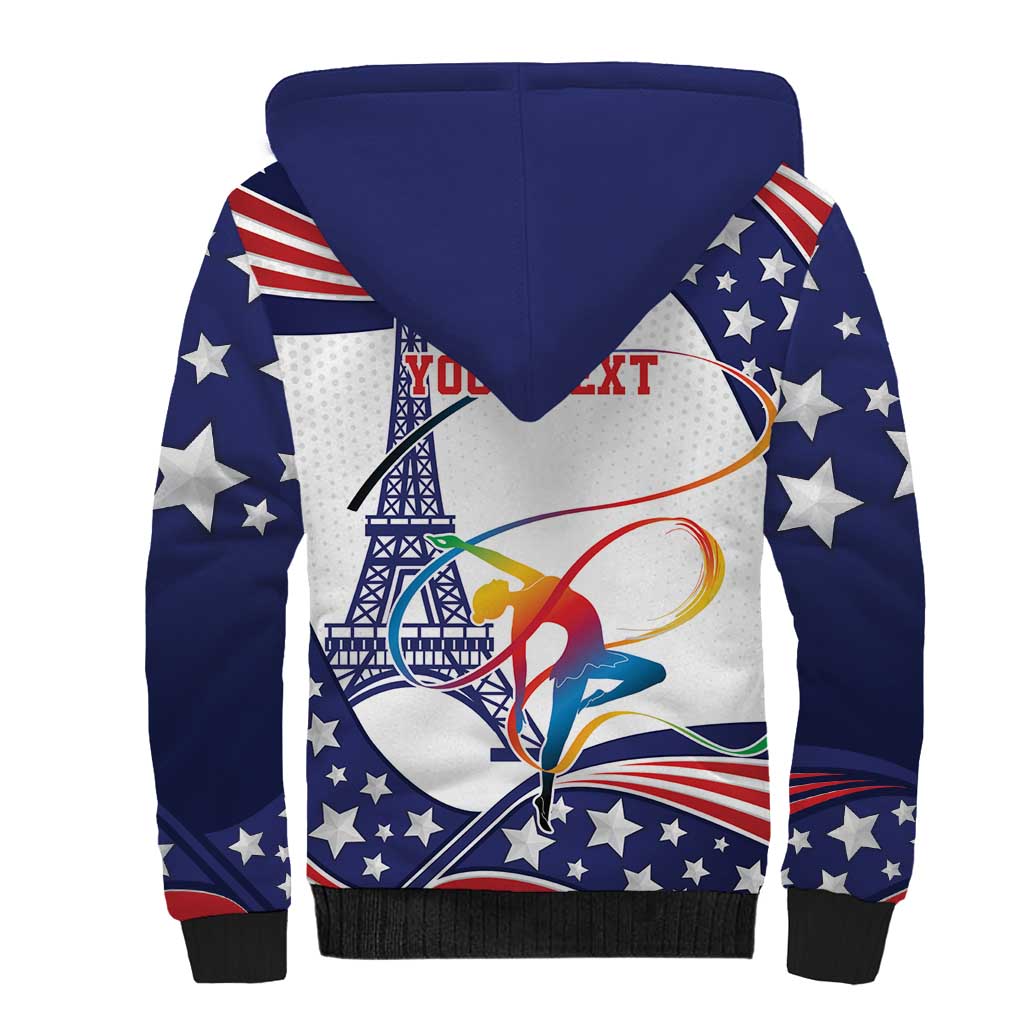 Personalized USA Gymnastics Sherpa Hoodie One For All Summer Sport - Wonder Print Shop