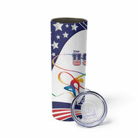 Personalized USA Gymnastics Skinny Tumbler One For All Summer Sport - Wonder Print Shop