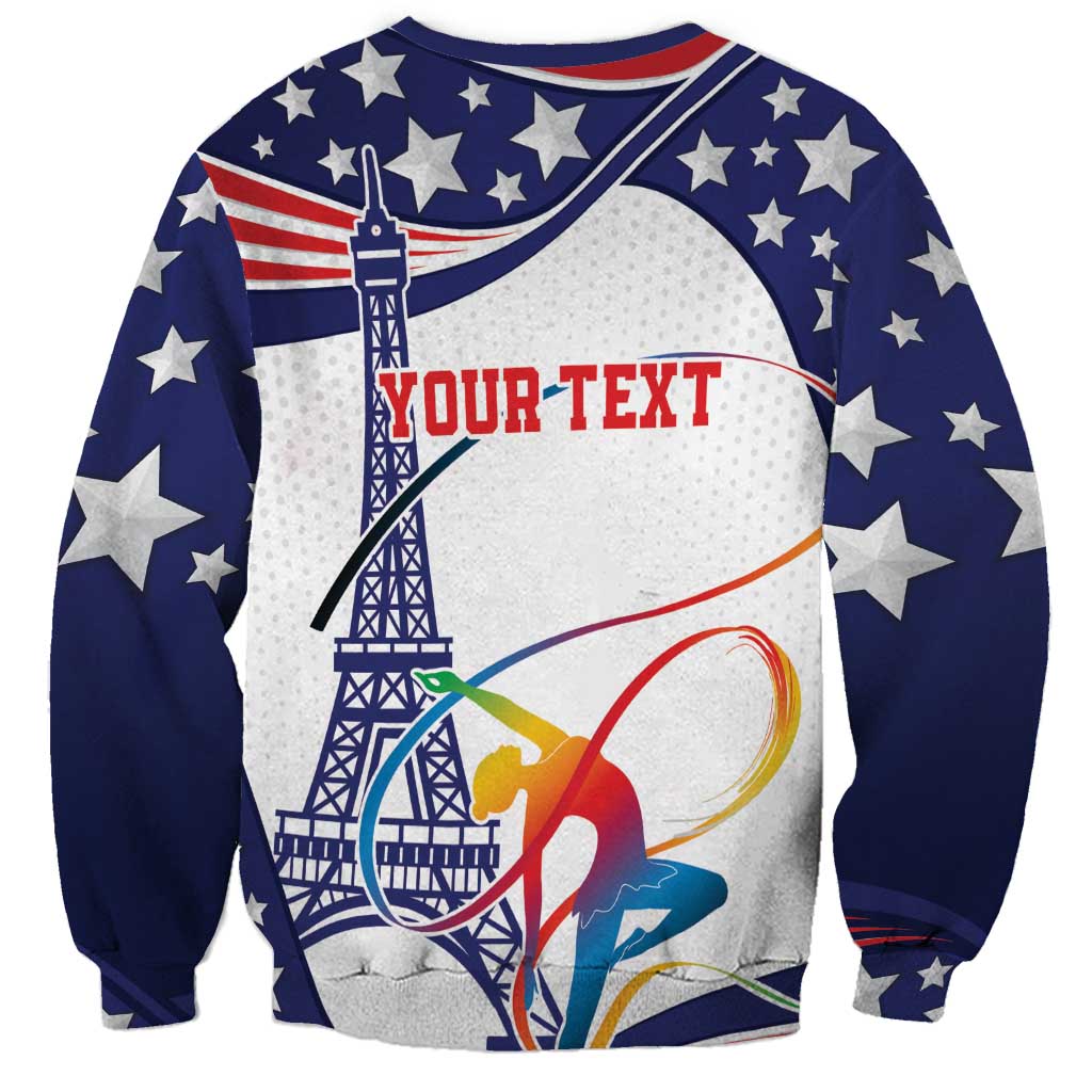 Personalized USA Gymnastics Sweatshirt One For All Summer Sport - Wonder Print Shop