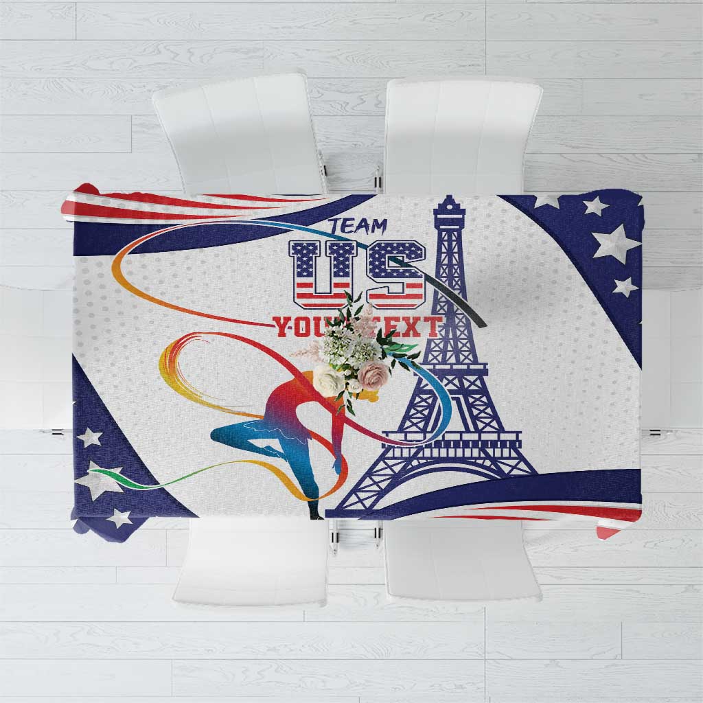 Personalized USA Gymnastics Tablecloth One For All Summer Sport - Wonder Print Shop