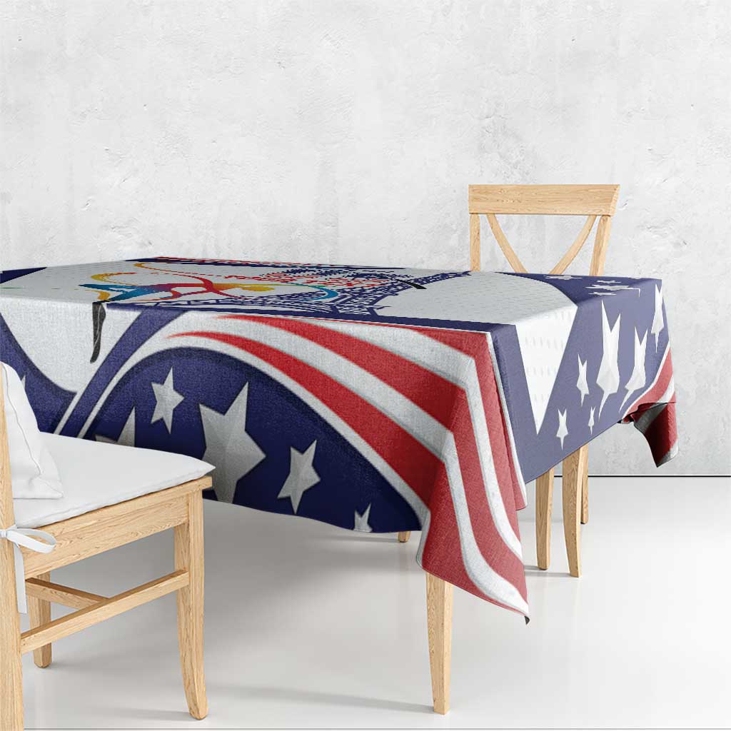 Personalized USA Gymnastics Tablecloth One For All Summer Sport - Wonder Print Shop