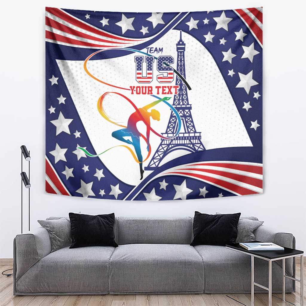 Personalized USA Gymnastics Tapestry One For All Summer Sport - Wonder Print Shop