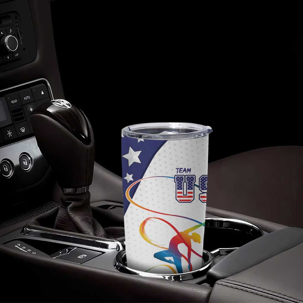 Personalized USA Gymnastics Tumbler Cup One For All Summer Sport - Wonder Print Shop