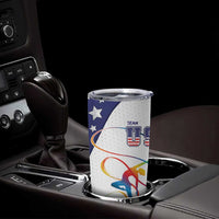 Personalized USA Gymnastics Tumbler Cup One For All Summer Sport - Wonder Print Shop