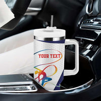 Personalized USA Gymnastics Tumbler With Handle One For All Summer Sport - Wonder Print Shop