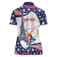 Personalized USA Gymnastics Women Polo Shirt One For All Summer Sport - Wonder Print Shop