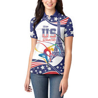 Personalized USA Gymnastics Women Polo Shirt One For All Summer Sport - Wonder Print Shop