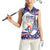 Personalized USA Gymnastics Women Sleeveless Polo Shirt One For All Summer Sport - Wonder Print Shop