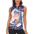 Personalized USA Gymnastics Women Sleeveless Polo Shirt One For All Summer Sport - Wonder Print Shop