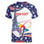 Personalized USA Gymnastics Women V-Neck T-Shirt One For All Summer Sport - Wonder Print Shop