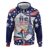 Personalized USA Gymnastics Zip Hoodie One For All Summer Sport - Wonder Print Shop