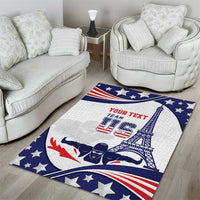 Personalized USA Swimming Area Rug One For All Summer Sport LT9 - Wonder Print Shop
