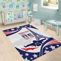 Personalized USA Swimming Area Rug One For All Summer Sport LT9 - Wonder Print Shop