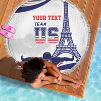 Personalized USA Swimming Beach Blanket One For All Summer Sport LT9 - Wonder Print Shop